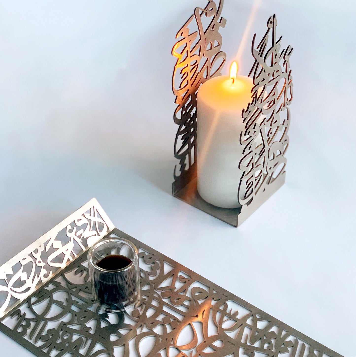 Steel Candle holder