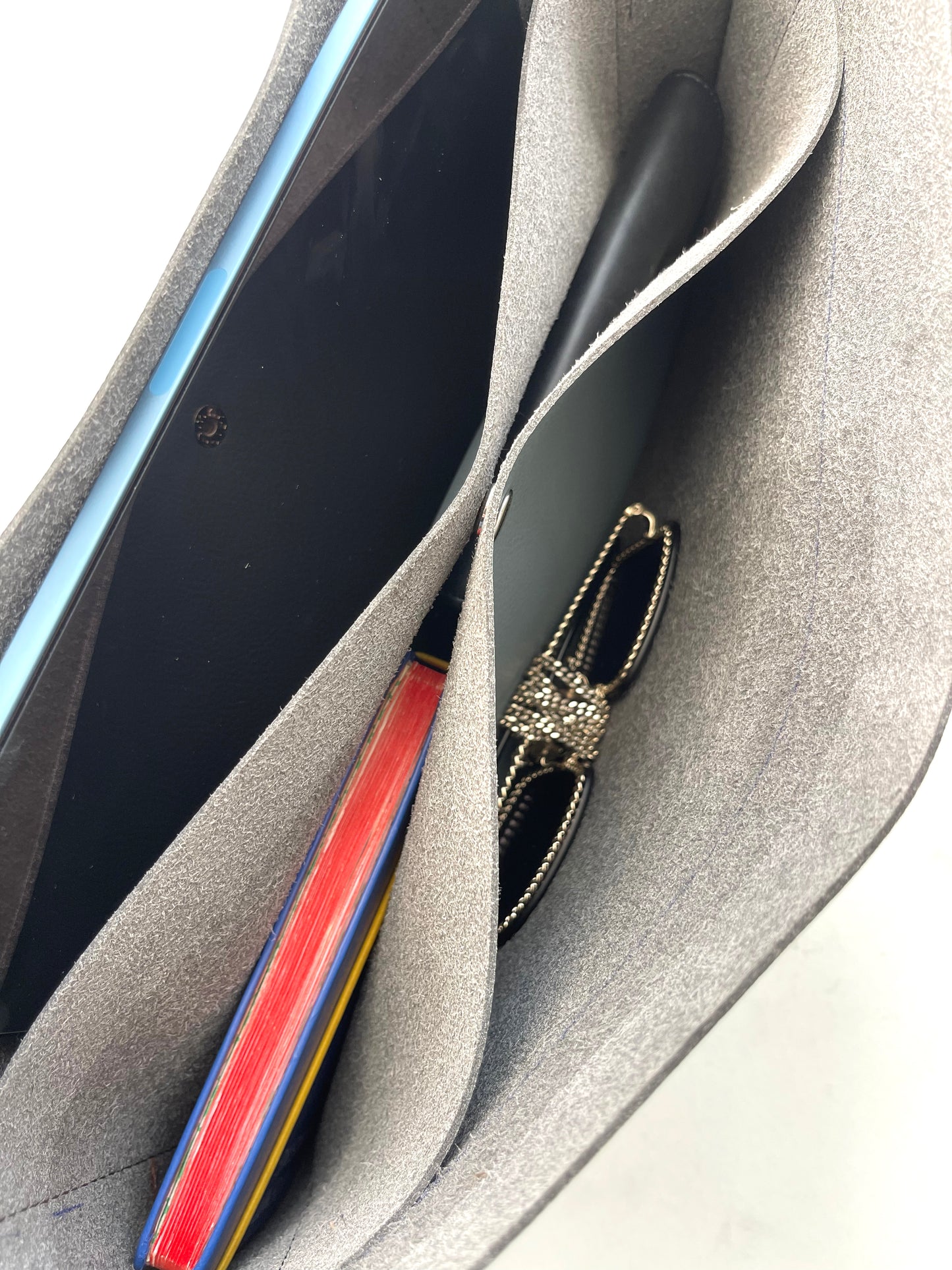 Sleek Leather Satchel