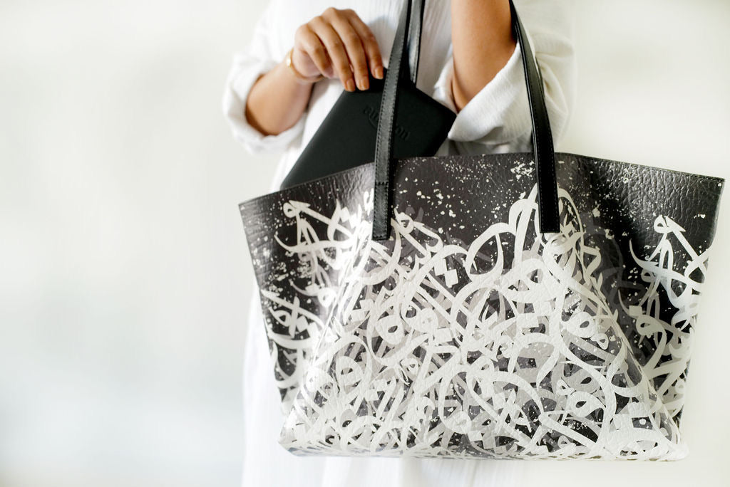 Caligraphy Tote Bag