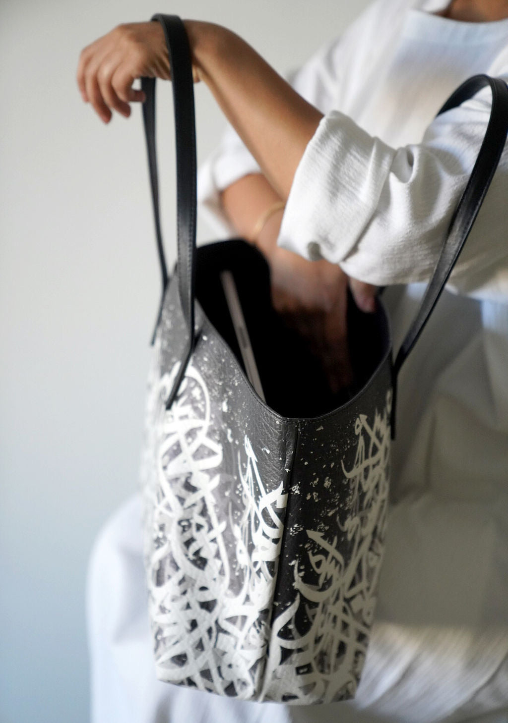 Caligraphy Tote Bag