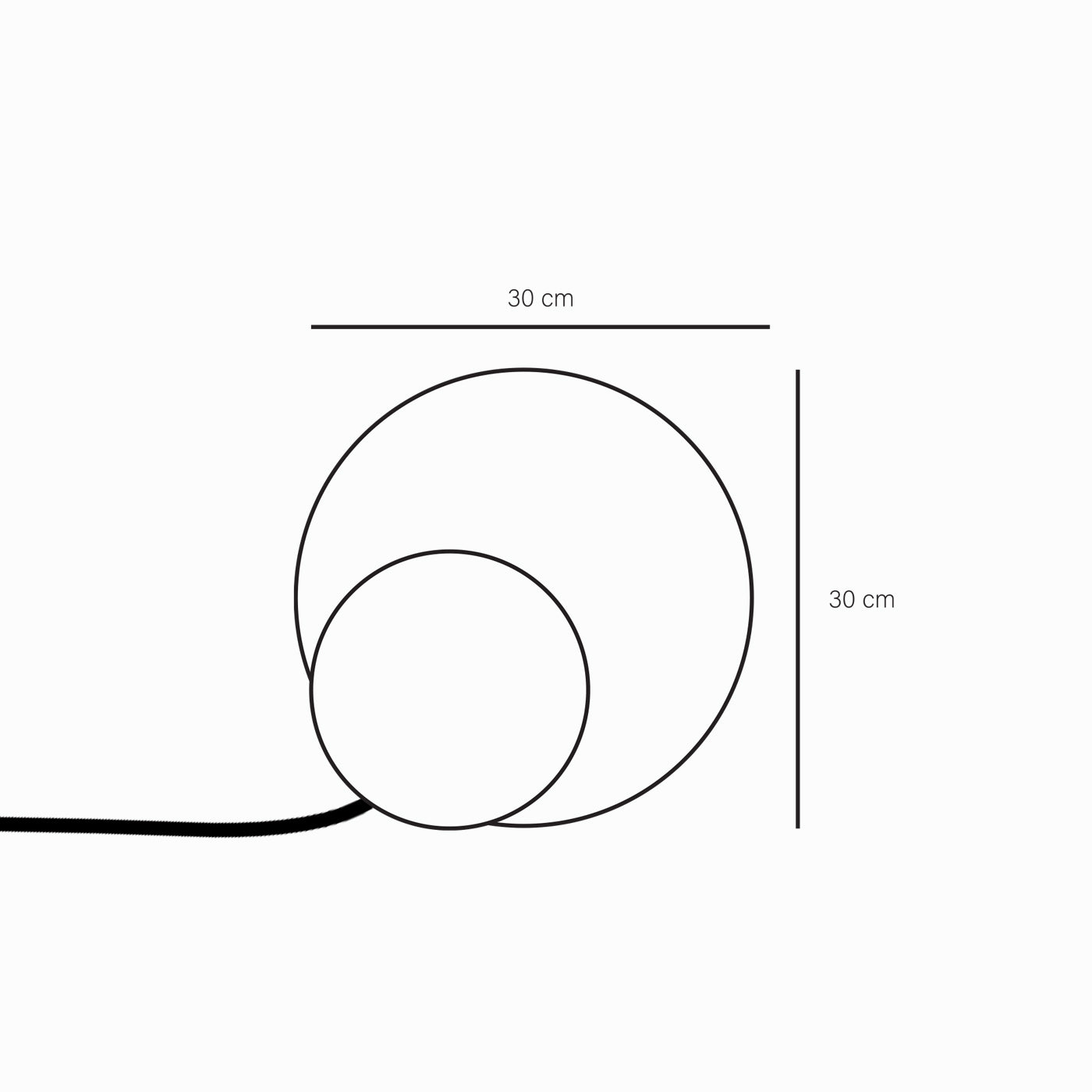 The Eclipse / Table Lamp- Black